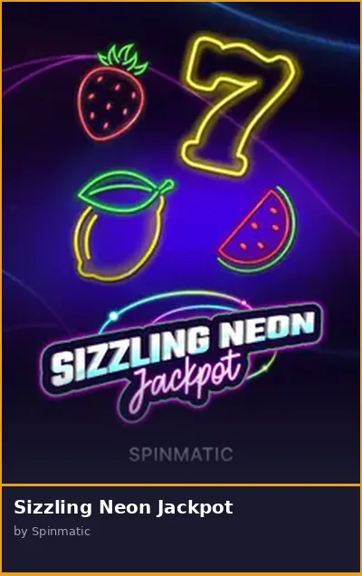 Sizzling Neon Jackpot slot