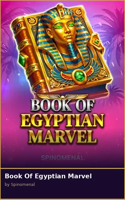 Book Of Egyptian Marvel slot