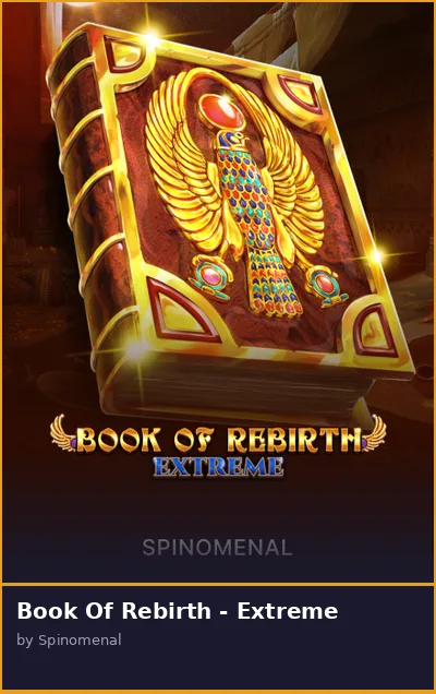 Book Of Rebirth - Extreme slot