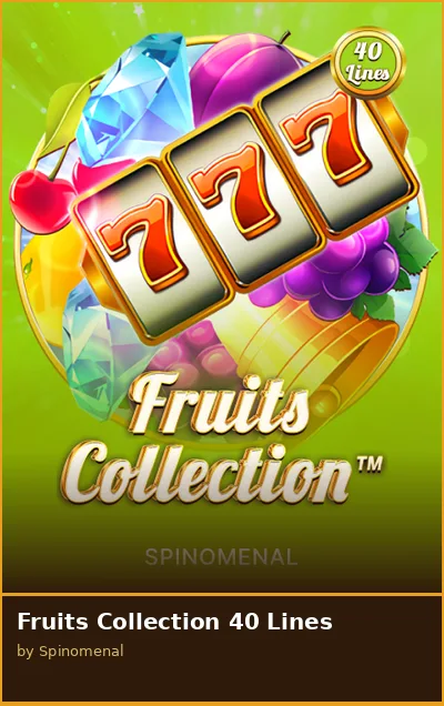 Fruits Collection 40 Lines slot