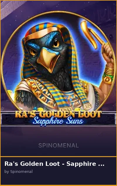 Ra s Golden Loot - Sapphire Suns slot