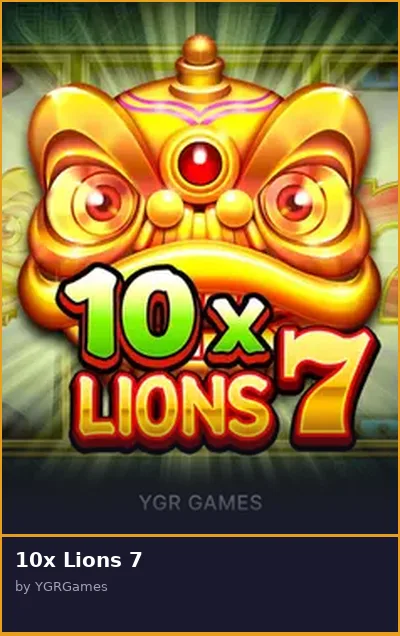 10x Lions 7 slot