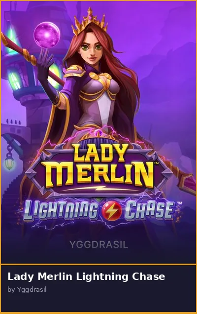 Lady Merlin Lightning Chase slot